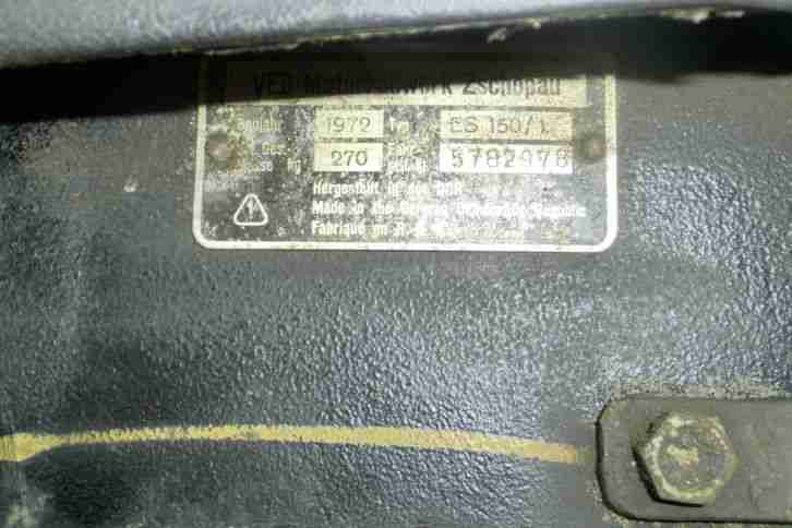 1 x MZ ES 150 Trophy , Bj. 1972 echter Scheunenfund für Bastler ab nur 1€ schon!