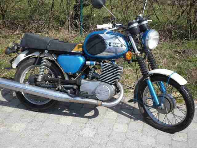 1 x MZ TS 250/0 von 1974, Scheunenfund, mit DDR Brief für Bastler und Schrauber