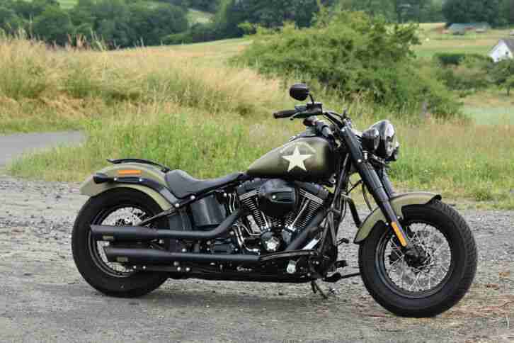 Harley-Davidson Slim S Softail FLSS 1.Hd. 5tkm 1A Zustand