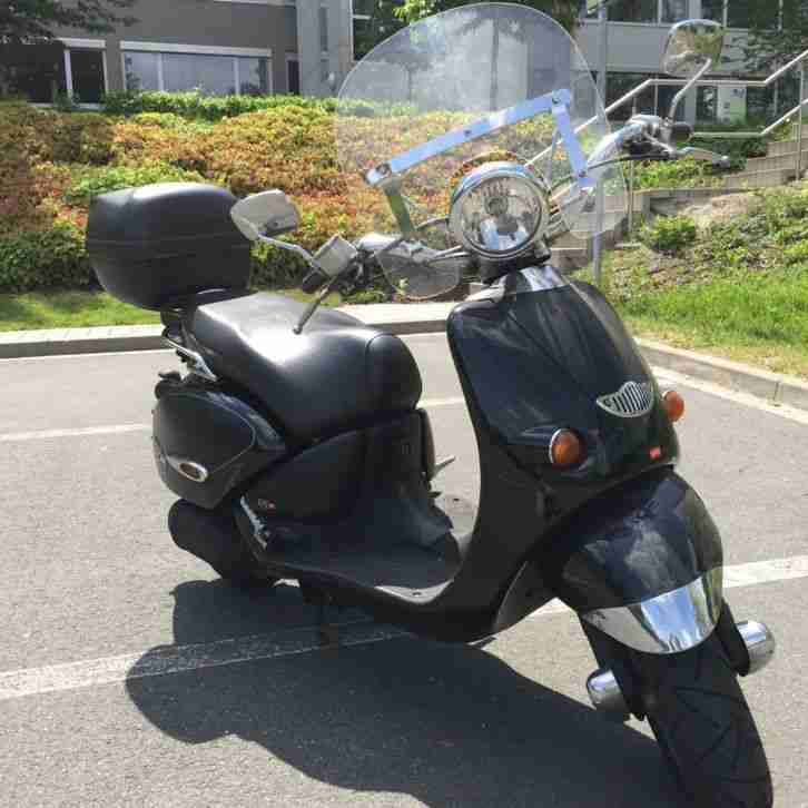 125ccm Aprilia Habana Custom in schwarz