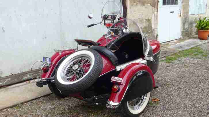 1947 Indian 1200 Chief side car