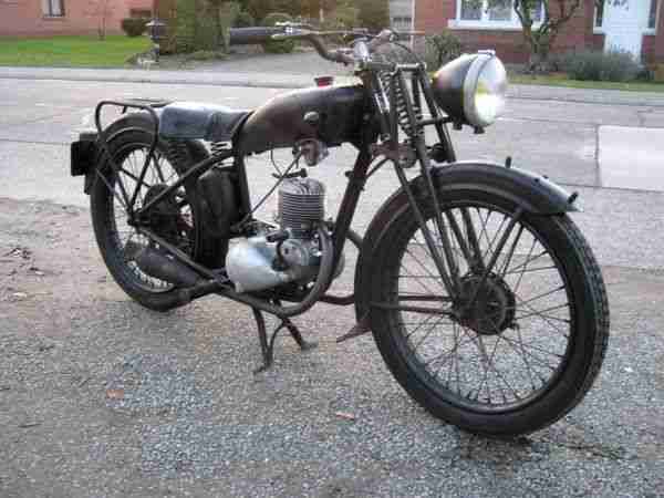 1950 ANTIQUE Guiller Frères MOTORCYCLE very
