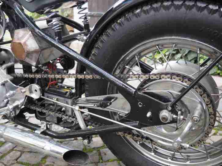 1970 Triumph 750 Kubik Bobber Projekt Starrrahmen mit Ersatzteile