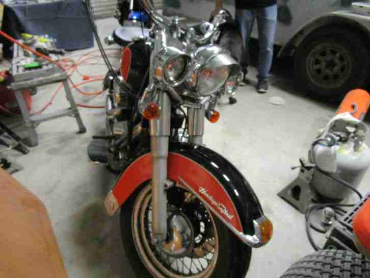 1987 Harley Davidson Heritage Softail im Old School look