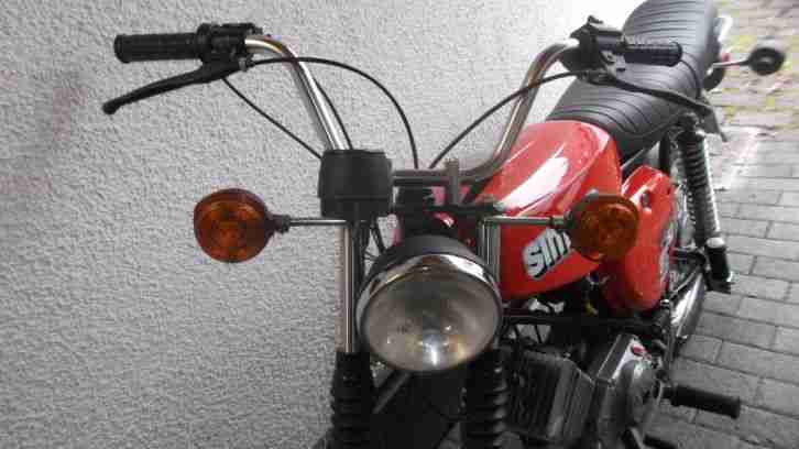 1988 SIMSON S51 E Enduro rot unverbastelt original Zustand ca. 5800 km