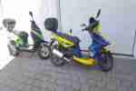 2 Kymco Super 8 und Top Boy 50