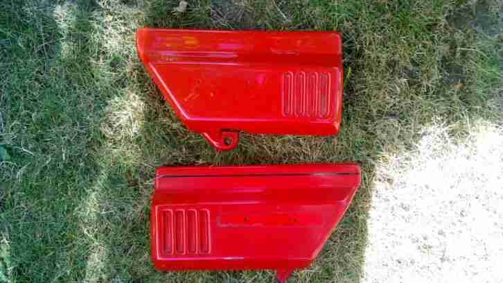2 Seitendeckel Moto Guzzi Le Mans 850 rechts und links rot