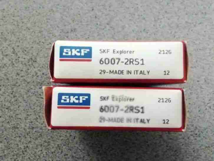 2 Skf Lager 6007 2RS1