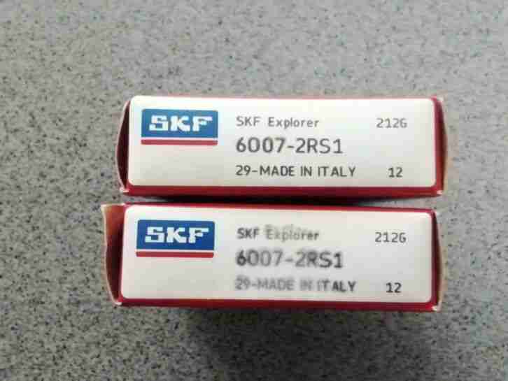2 Skf Lager 6007-2RS1