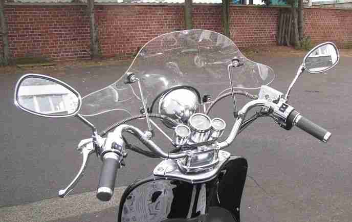 2000W 60V 45 km/h ElektroRoller ElektroScooter ElektroMoped Retro, Modell 2014