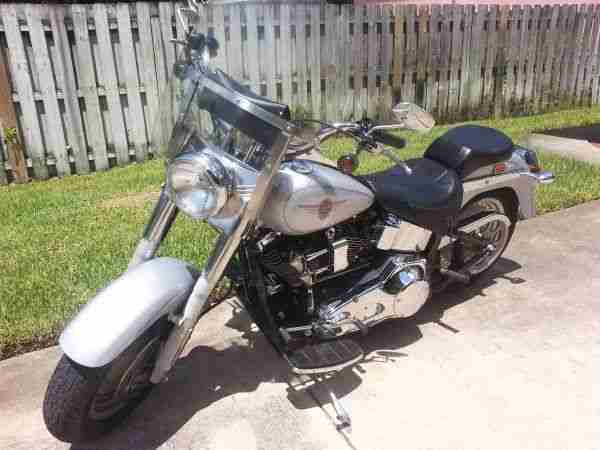 2002 Harley Davidson Fat Boy Transport Zoll Steuern im Preis inbegriffen
