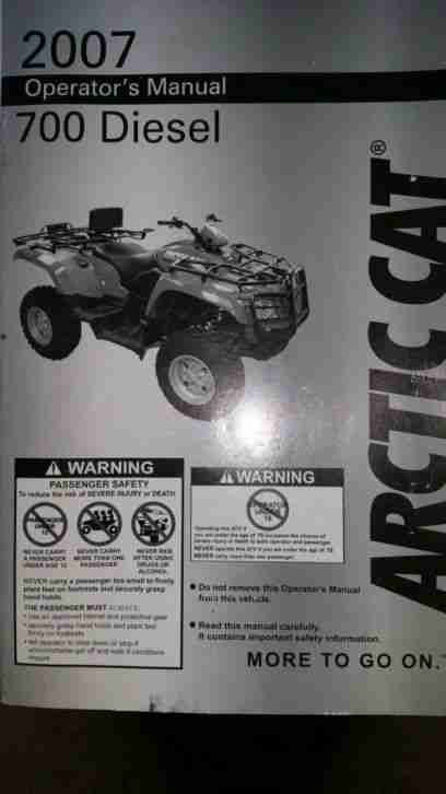 2007 Arctic Cat 700 DIESEL