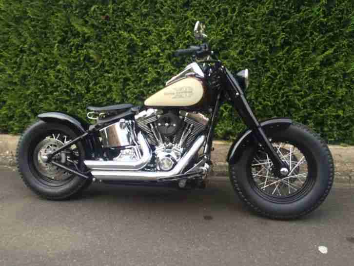 2009 Harley - Davidson FLSTFI Fat Boy Bobber, Neu Umbau