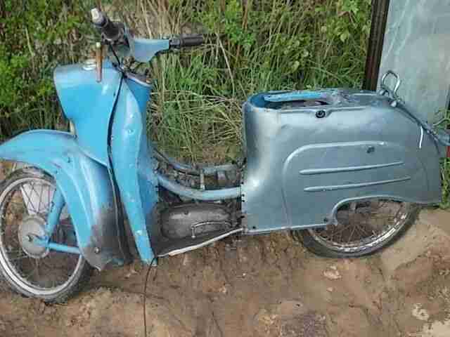 simson schwalbe bj 1965 DDR moped ost moped scheunenfund KR 51