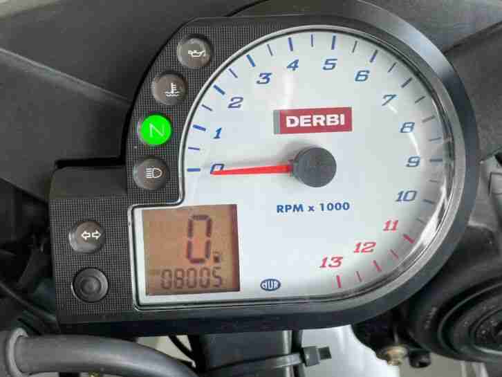 DERBI 125 GPR 2T - 2 Takt Leichtkraftrad 120Km/h Aprilia Yamaha DT erst 8100Km!