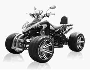 250 CCM PREDATOR SILBER ATV QUAD CC XXL NEU mit Straßenzulassung