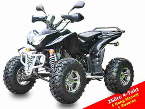 250cc EGL Sport Quad mit Autobahnzulassung und Anhängerkupplung | ATV | Offroad