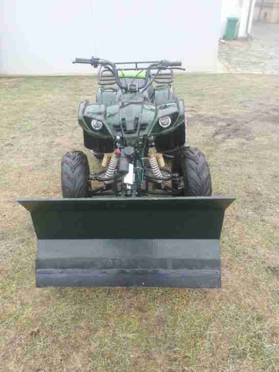 250cc Quad/ATV mit Schneeschild/schneeschieber elektrisch verstellbar und Ketten