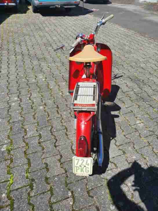 Zündapp 25 434-02 mit Schild - selten -mit Papiere -Baujahr :1970 -2813 km- RAR