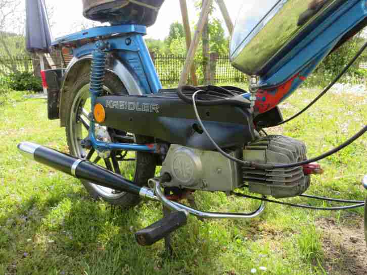 Kreidler Flory MF22 Mofa an Bastler mit Papieren bedingt fahrbereit kult Bike