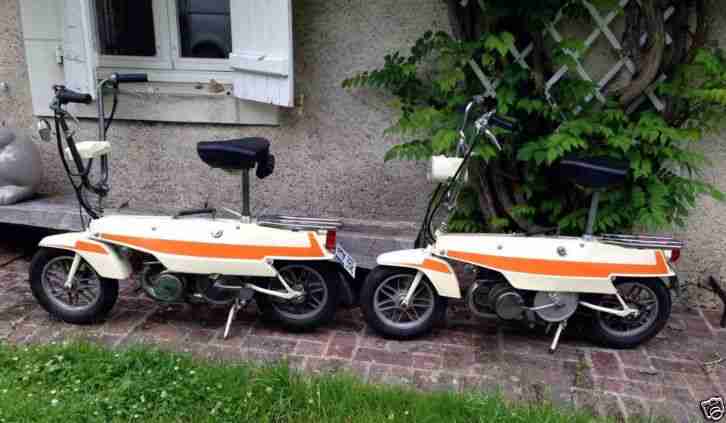 2x Moby X1 org. Zustand Mobylette Klappmofa Moped für Camping im Paket