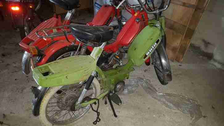 3 STÜCK ALTE MOFA ZUM AUSSCHLACHTEN FÜR BASTLER SOLLO HONDA TEILETRÄGER