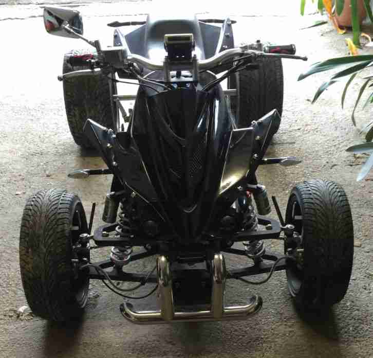 350ccm Quad Streetracer 13kW 130km/h schwarz