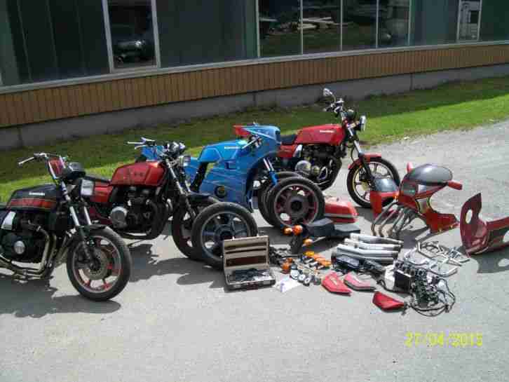 4 motorräder GPZ 1100 GPZ 1000 KZH