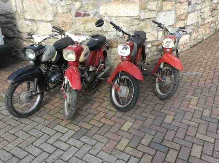 4x Simson Star, Paket, SR4-2 und 4-2/1,Bastler,Scheunenfund,