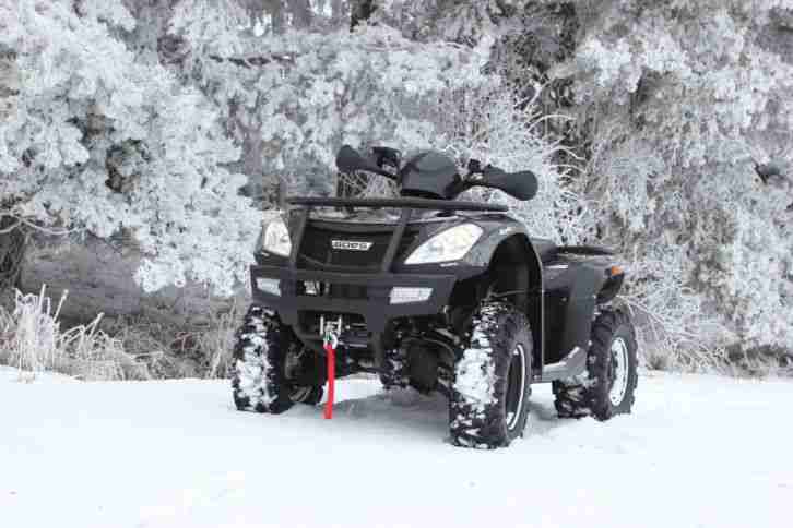 ATV Goes Iron 450 4x4 inkl. Seilwinde, AHK, Holzanhänger