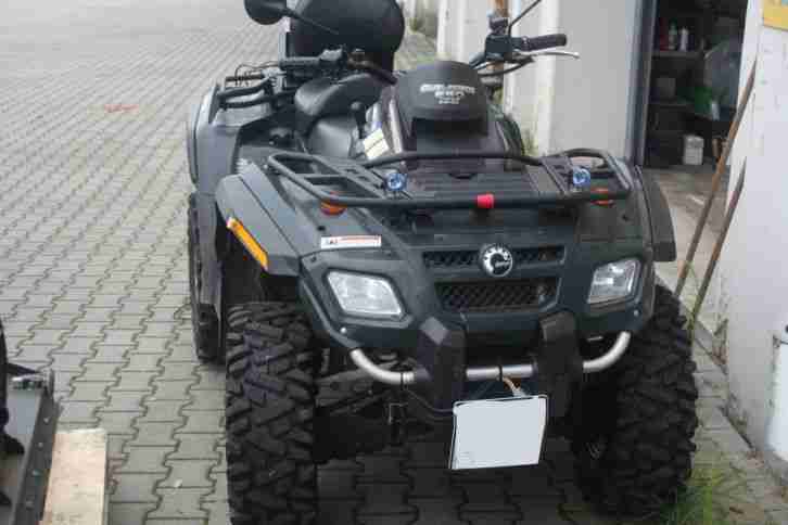 ATV Quad Can Am Outlander 650MAX Bombardier el.Schneeschild / AHK