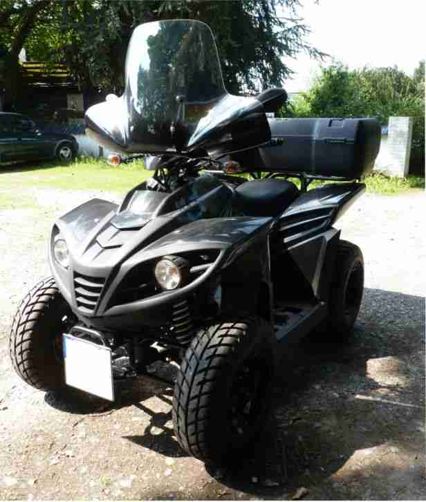 ATV / Quad Dinli 300 Special X Offroad Rookie + Autoanhänger Humbaur für PKW