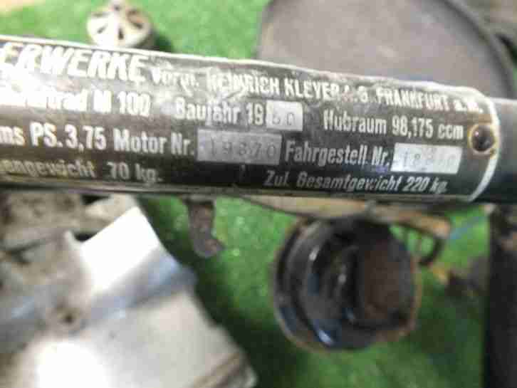 Adler M 100 Baujahr 1950