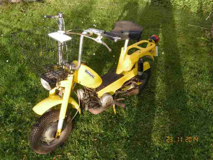 Alte Benelli Motorella von ca. 1970 mit Kilometerstand 12.946 km - Oldtimer