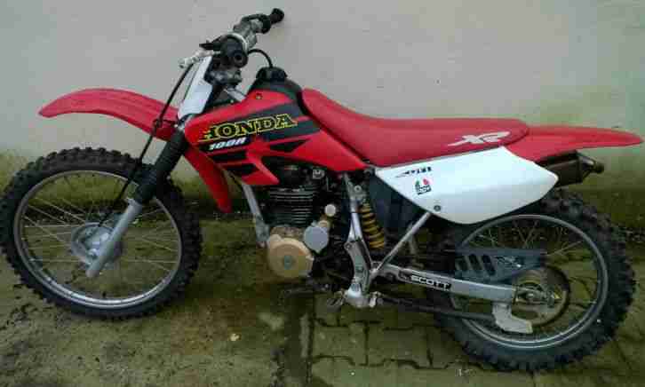 An Bastler! HONDA XR100 Jugendbike Crosser Enduro Funbike 4-Takt Motor 125cc