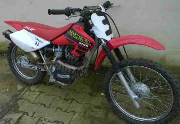 An Bastler! HONDA XR100 Jugendbike Crosser Enduro Funbike 4-Takt Motor 125cc