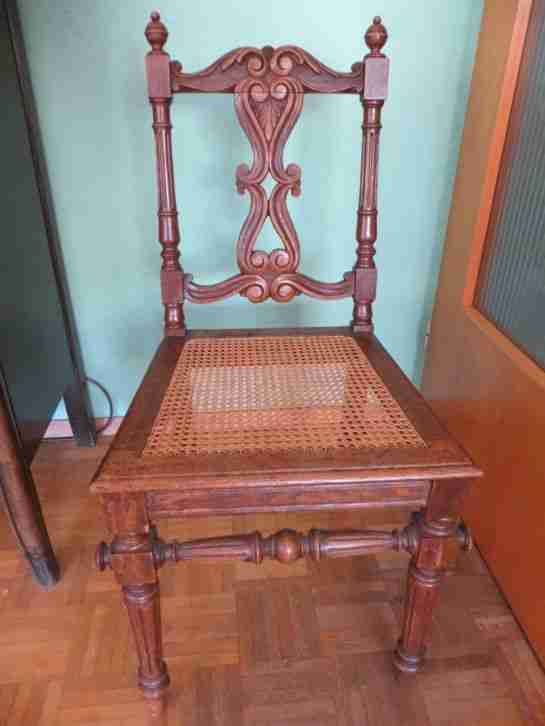 Antiker Stuhl Gründerzeit