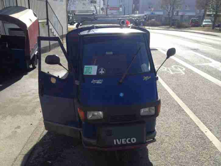 Ape 50 BJ 2005, 2018 zugelassen, fährt, Heizung, Radio, AHK, + viel Zubehör