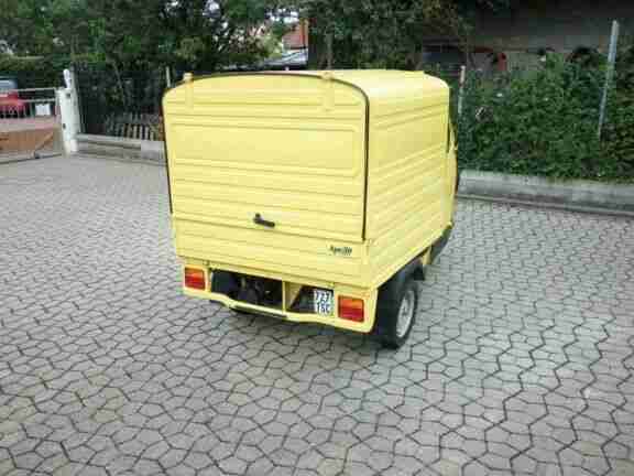 Ape 50 Kasten gelb Piaggio