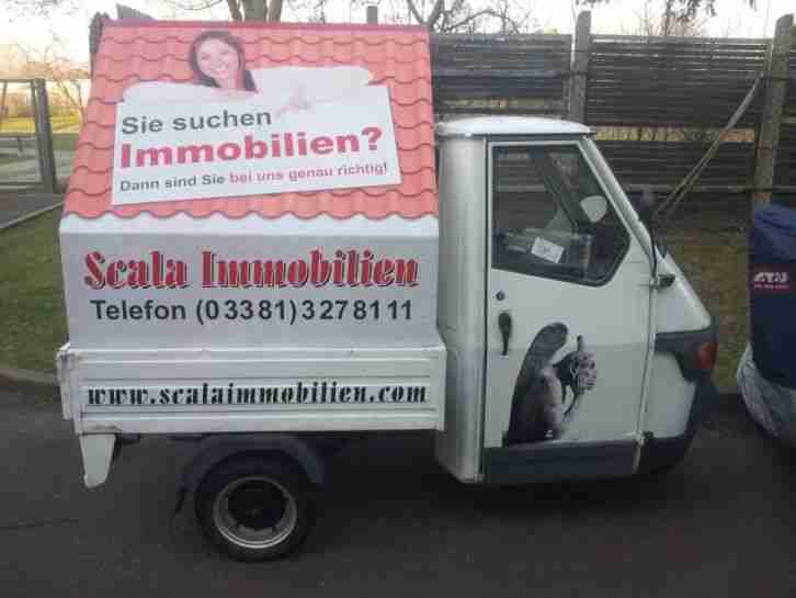 "Ape 50 " Kultmobil- Werbeträger Nummer 1