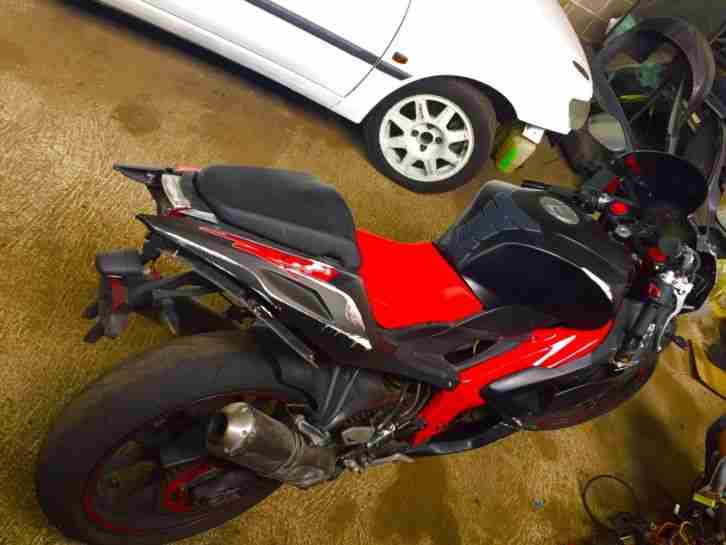Aprilia 125 RS Tuning offen ca. 34 PS und viele Ersatzteile *Unfallschaden