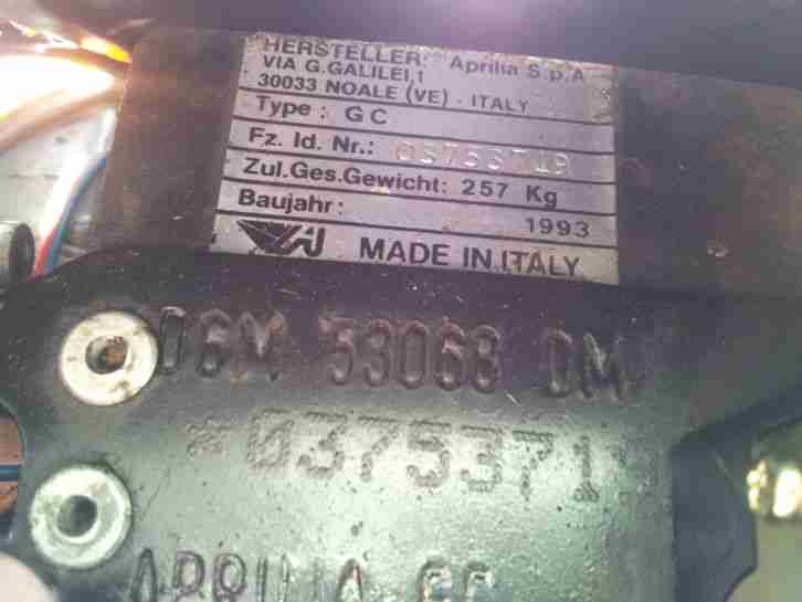 Aprilia GC AMICO Sport Bj.1993 / Blauton