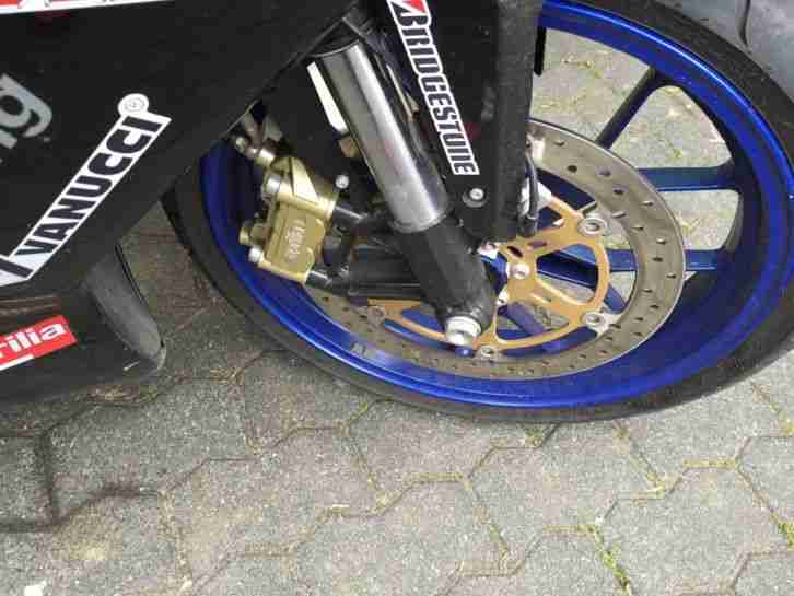Aprilia RS 125. Das Fahrzeug ist nicht gedrosselt...