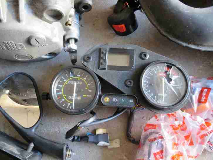 Aprilia RS 125, Modell MP, Unfall-/ Sturzschaden als Teileträger zu verkaufen
