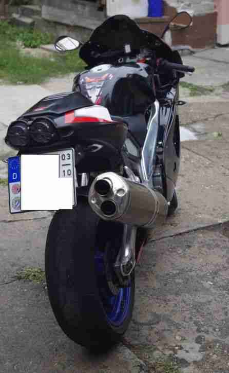 Aprilia RSV Mille 1000 RP, neuwertige Reifen, schwarz