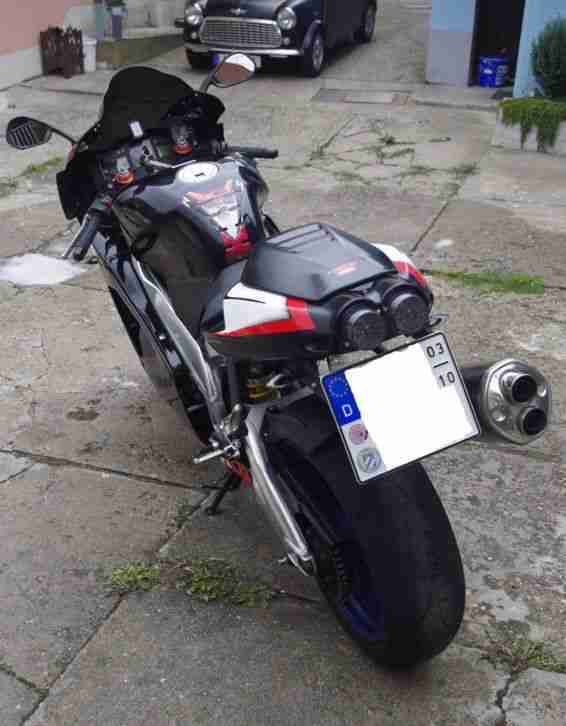 Aprilia RSV Mille 1000 RP, neuwertige Reifen, schwarz