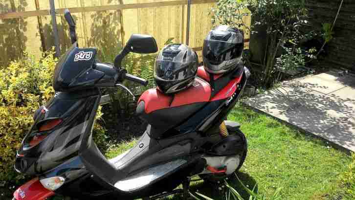 Aprilia SR 50 STREET - L1E - Optimaler Zustand - inkl. 2 Helme