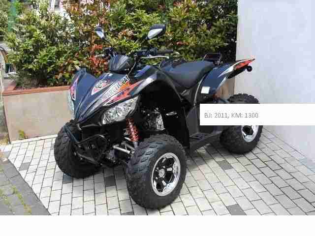 Arctic Cat 450i XC , Allrad Quad mit neuem Schneeschild