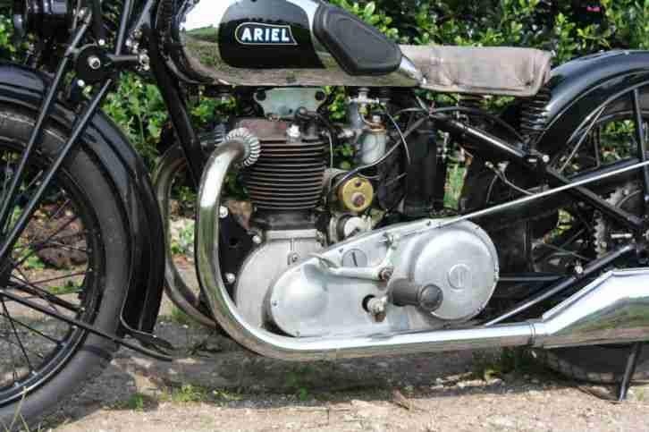 Ariel 500 OHV VG Sport baujahr 1933 mit Danische KFZ brief super ralley machine