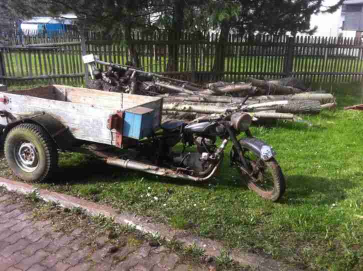 Awo 425 Touren Lastendreirad 1954 Oldtimer DDR scheunenfund emw Sport Mz ifa r35